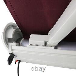 Full Cassette Electric Remote Control Retractable Awning 3x2.5M Wine Red