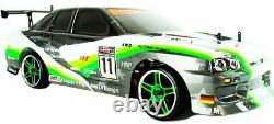 Green Nissan SKYLINE Electric RC DRIFT CAR 2.4GHZ Remote Control Cars Toys