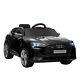 HOMCOM 12V Kids Electric Ride-On Car Audi Remote Control Lights Music 3Yr+ Black