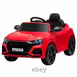 HOMCOM Audi RS Q8 6V Kids Electric Ride On Car Toy with Remote Control Red