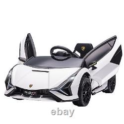 HOMCOM Lamborghini SIAN 12V Kids Electric Ride On Car Toy with Remote Control