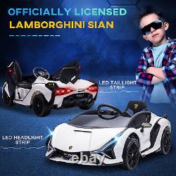 HOMCOM Lamborghini SIAN 12V Kids Electric Ride On Car Toy with Remote Control