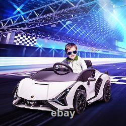 HOMCOM Lamborghini SIAN 12V Kids Electric Ride On Car Toy with Remote Control