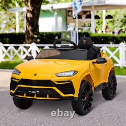 HOMCOM Lamborghini Urus 12V Kids Electric Ride On Car Toy with Remote Control