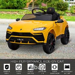 HOMCOM Lamborghini Urus 12V Kids Electric Ride On Car Toy with Remote Control
