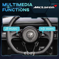 HOMCOM McLaren Licensed Kids Electric Ride-On Car with Remote Control Black