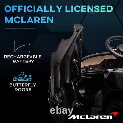 HOMCOM McLaren Licensed Kids Electric Ride-On Car with Remote Control Black