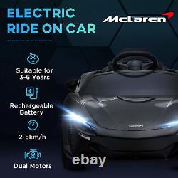 HOMCOM McLaren Licensed Kids Electric Ride-On Car with Remote Control Black