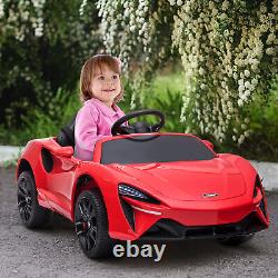 HOMCOM McLaren Licensed Kids Electric Ride-On Car with Remote Control Red