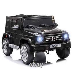 HOMCOM Mercedes Benz G500 12V Kids Electric Ride On Car with Remote Control Black