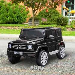 HOMCOM Mercedes Benz G500 12V Kids Electric Ride On Car with Remote Control Black