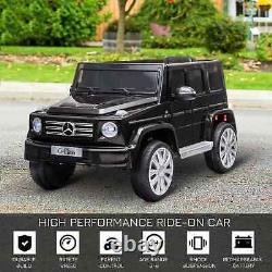 HOMCOM Mercedes Benz G500 12V Kids Electric Ride On Car with Remote Control Black