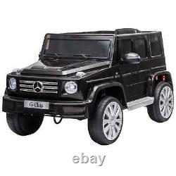 HOMCOM Mercedes Benz G500 12V Kids Electric Ride On Car with Remote Control Black