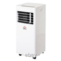 HOMCOM Mobile Air Conditioner White With Remote Control Cooling Ventilating 650W