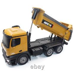 HUANA 2.4G 10 Channel Electric Remote Control Dump Tipper Truck RC Toy 114 Gift