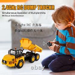 HUINA 1553 116 RC Truck Remote Control Dump Truck Engineering Car Toy 2.4GHZ