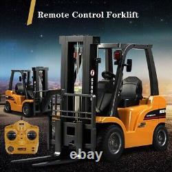 HUINA 2.4G 8 Channel 110 RC Forklift Remote Control Engineering Car Truck Toy