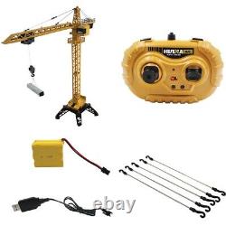 HUINA 2.4G RC Die Cast 114 Crane Engineering Vehicle Alloy 12CH Remote Control