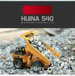 HUINA Remote Control 118 Die Cast Dumper Truck with 6 Channel & Light Functions