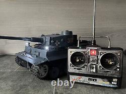 Heng Long German Tiger 27MHz radio remote control tank RC 1/16 BB shooting & IR