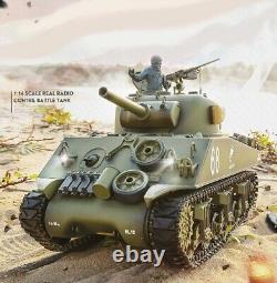 Heng Long Radio Remote Control RC Tank Sherman Version 7 with Infrared #3908