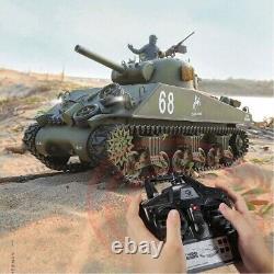 Heng Long Radio Remote Control RC Tank Sherman Version 7 with Infrared #3908