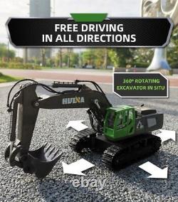 Huina 1/18 1558 RC Excavator Tractor Remote Control RC Crawlers Gift For Boys