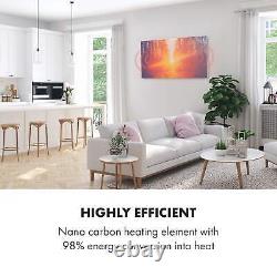 Infrared Panel Heater Wall Mount Picture Forest Indoor 120x60cm 720 W Remote