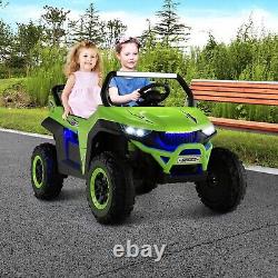 Kids Electric Ride On Car 2-Seater 12V Battery Powered UTV With Remote Control