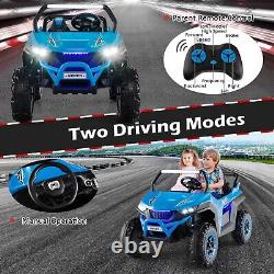 Kids Electric Ride On Car 2-Seater 12V Battery Powered UTV With Remote Control