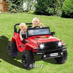 Kids Electric Ride On Car 2-Seater 24V Electric Toddler Truck Remote Control