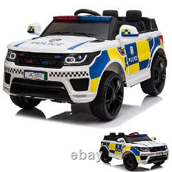 Kids Electric Ride on 12V Police SUV Car with Parental Remote Control Flashing