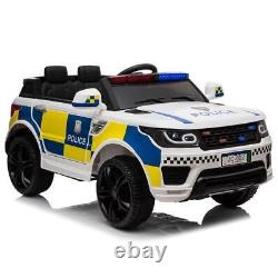 Kids Electric Ride on 12V Police SUV Car with Parental Remote Control Flashing