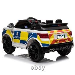 Kids Electric Ride on 12V Police SUV Car with Parental Remote Control Flashing