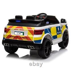 Kids Electric Ride on 12V Police SUV Car with Parental Remote Control Flashing