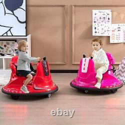 Kids Ride-On Bumper Car Electric Children 360° Swivel Toy Car 6V Remote Control