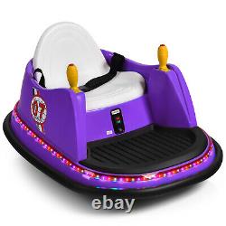 Kids Ride-On Bumper Car Electric Children Swivel Toy Car With Music Remote Control