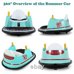 Kids Ride-On Bumper Car Electric Children Swivel Toy Car With Music Remote Control