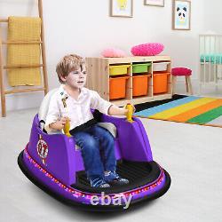 Kids Ride-On Bumper Car Electric Children Swivel Toy Car With Music Remote Control