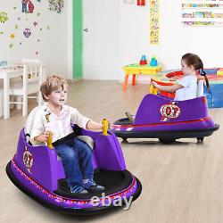 Kids Ride-On Bumper Car Electric Children Swivel Toy Car With Music Remote Control