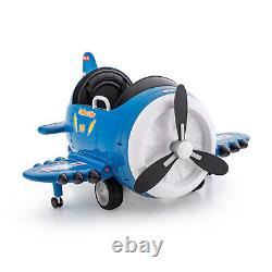 Kids Ride On Car Electric Airplane Gift Kids Toy withJoysticks & Remote Control