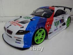 Large Bmw Z4 4wd Drift Rc Remote Control Car 1/10 Rechargeable Fast 20mph Speed