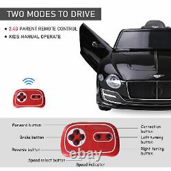 Licensed Bentley Kid Electric Ride-on Car Twin motors Parental Remote Control