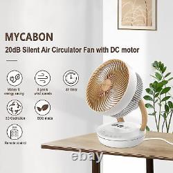 MYCARBON Silent Fan New Desk Fan Electric Powerful Cooling Fans Oscillating Air