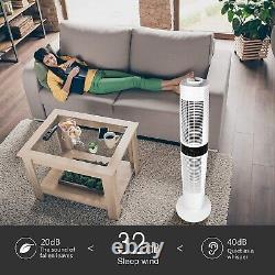 MYCARBON Tower Fan with Remote Control Oscillating Cooling Fan Floor Standing Fa