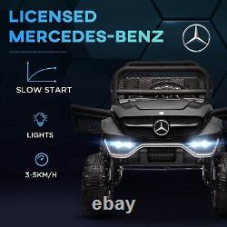 Mercedes Unimog Kids Electric Ride on Car with Remote Control Black