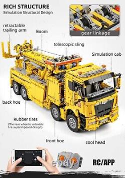 MouldKing RC Remote Control Truck Road Rescue Emergency Recovery Vehicle 4883pc