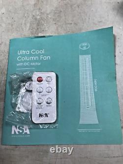 NSA Column Fan With Remote Control White, TFDC-60-RC/W C64