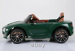 New Green Bentley Exp12 12v Electric Ride On Car Remote Control Leather Seat