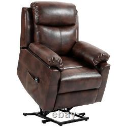 Power Lift Chair, Electric Riser Recliner Chair with Remote Control, Brown